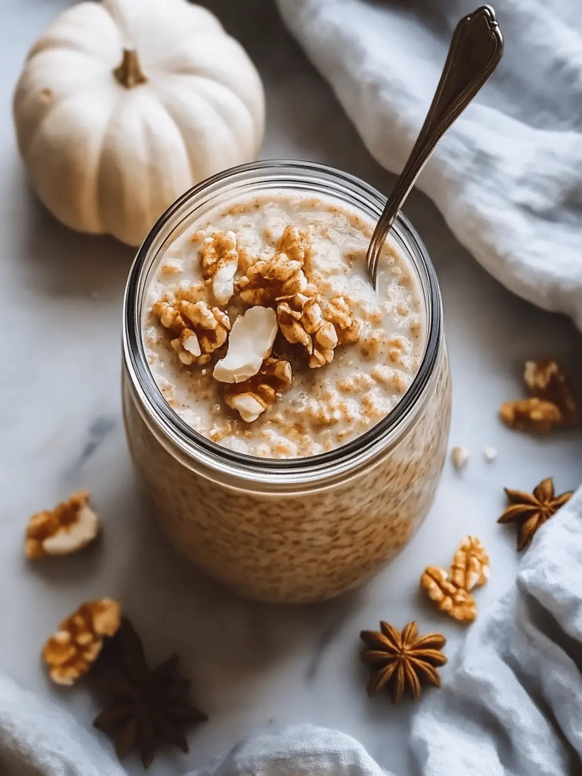 Pumpkin Spice Overnight Oats