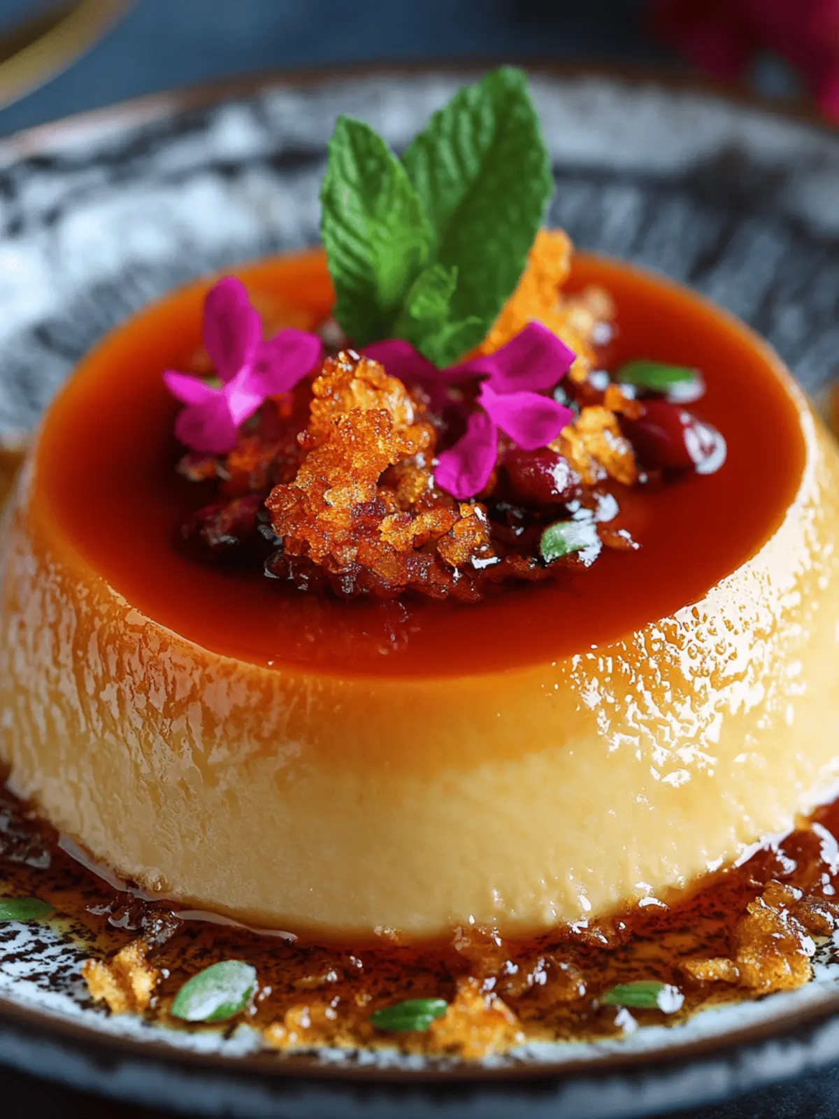 Mexican Independence Day Flan