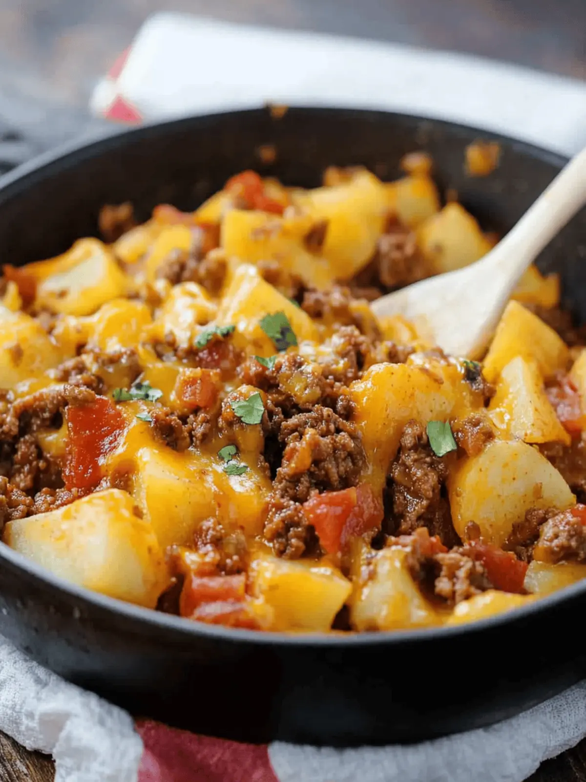 Cheesy Taco Potatoes