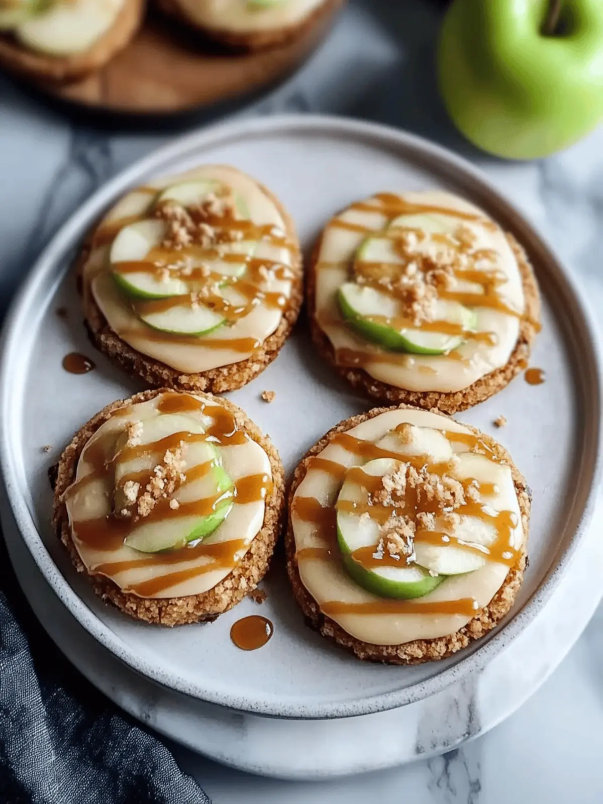 Crumbl Caramel Apple Cookies