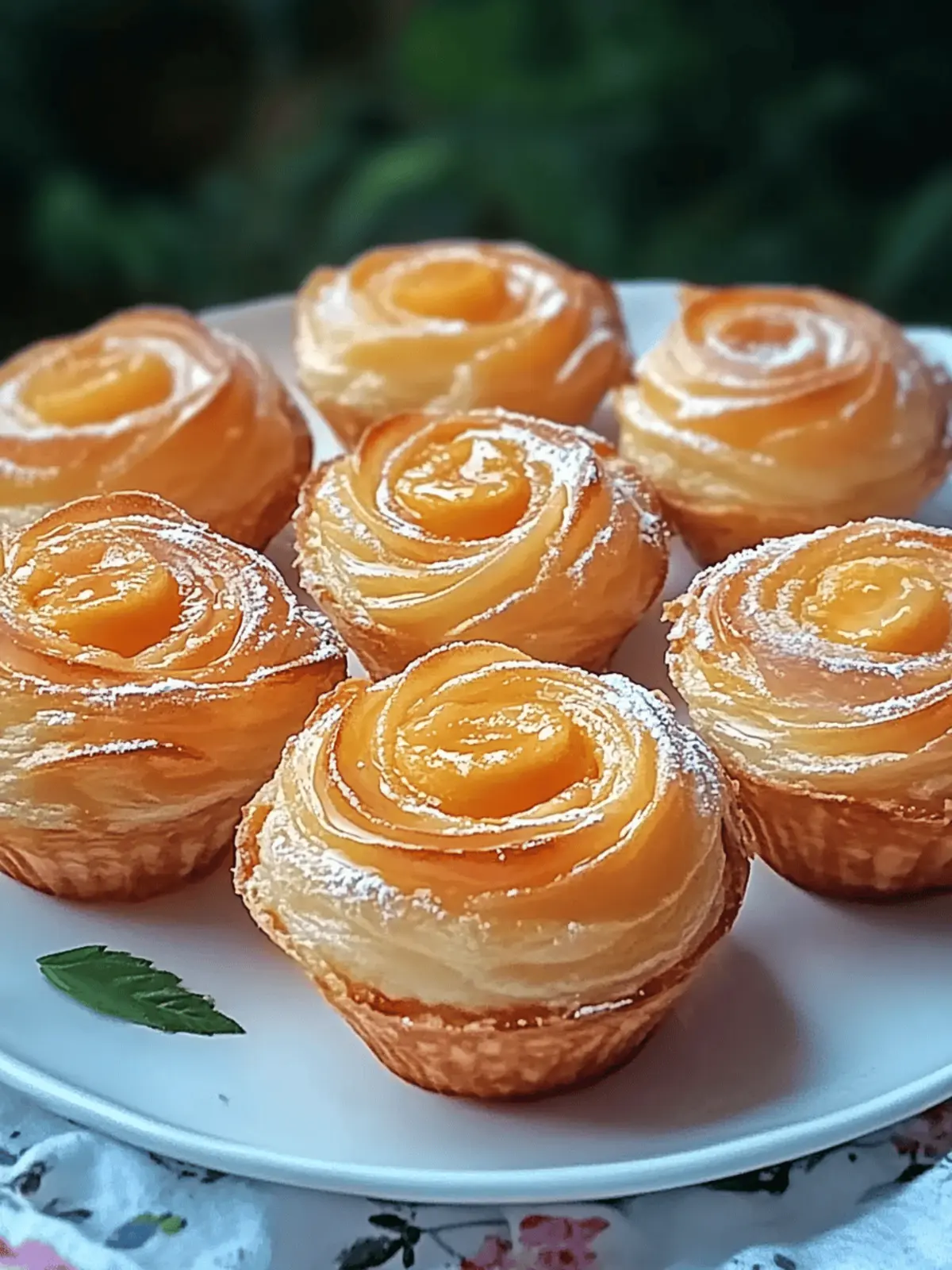 Peach Pie Cruffins