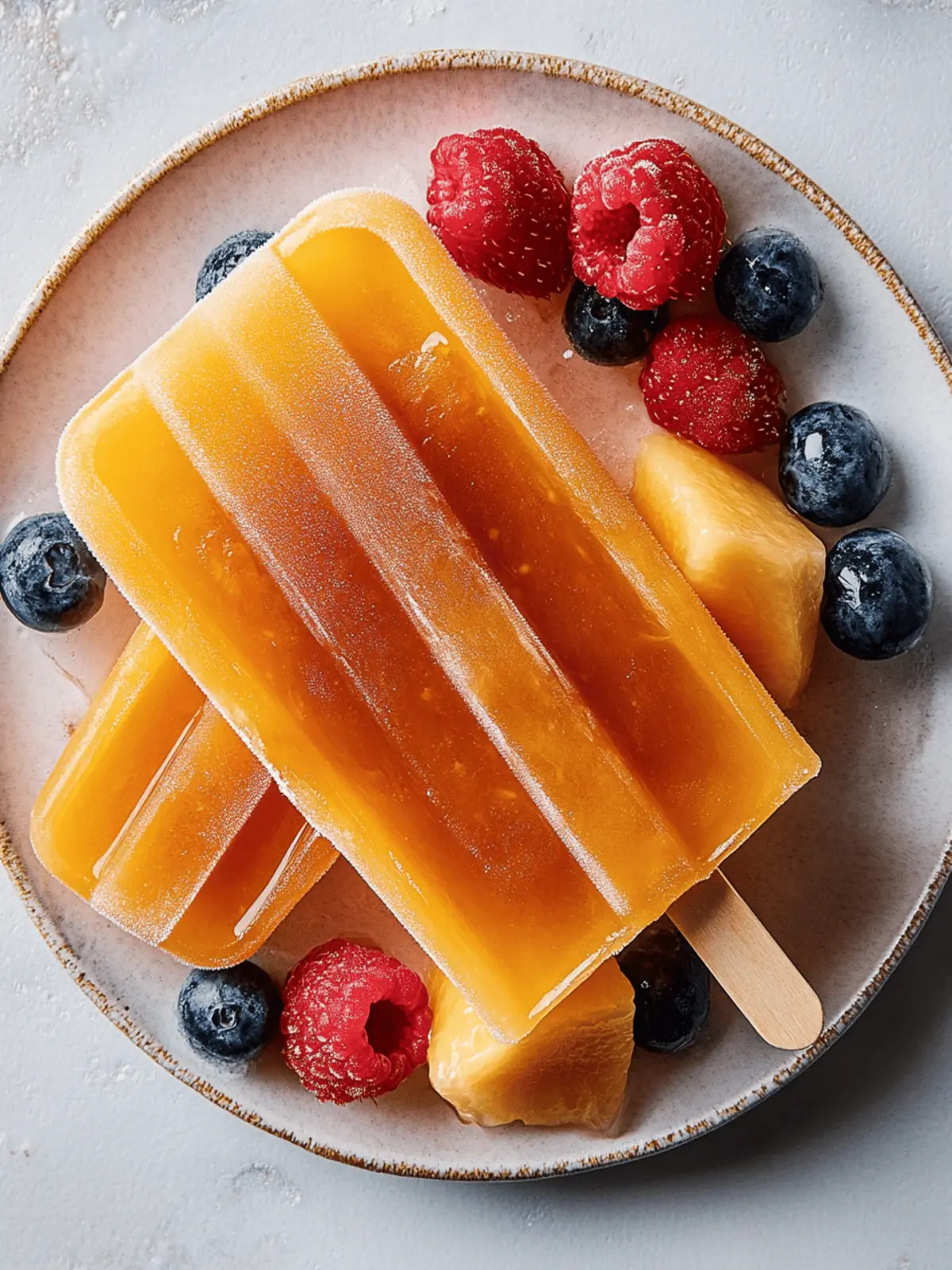 Mango Chile Ice Pops