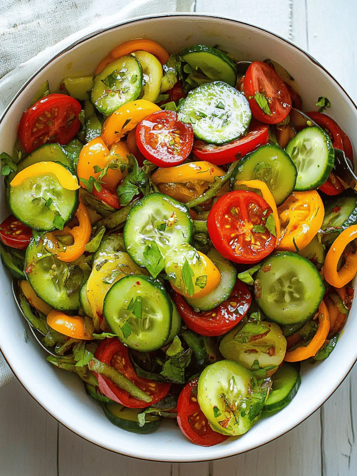 Zesty Cucumber Salad