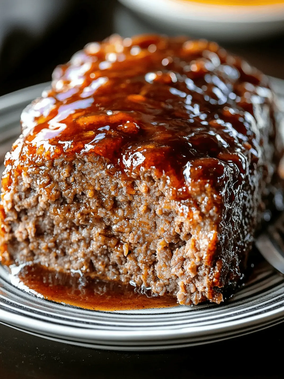 Meatloaf with Brown Sugar Glaze