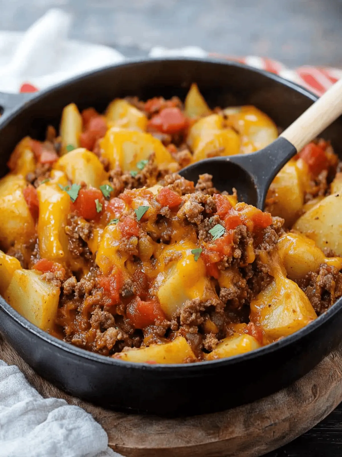 Cheesy Taco Potatoes