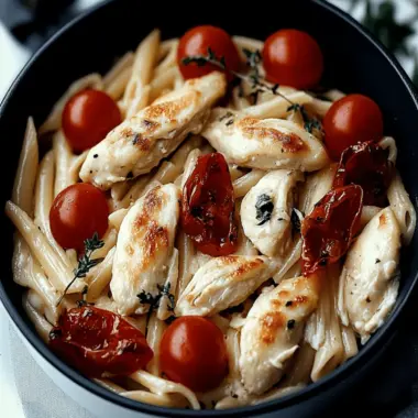 Chicken Mozzarella Pasta