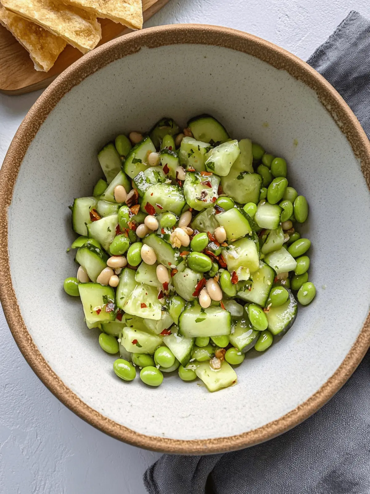 Cucumber Edamame Salad