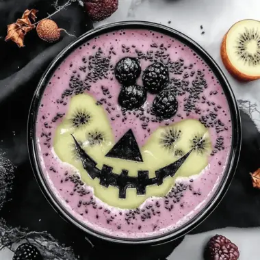 Halloween Smoothie Bowl