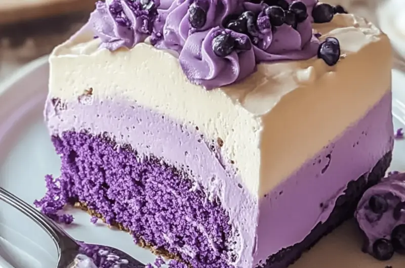 Ube Tres Leches Cake