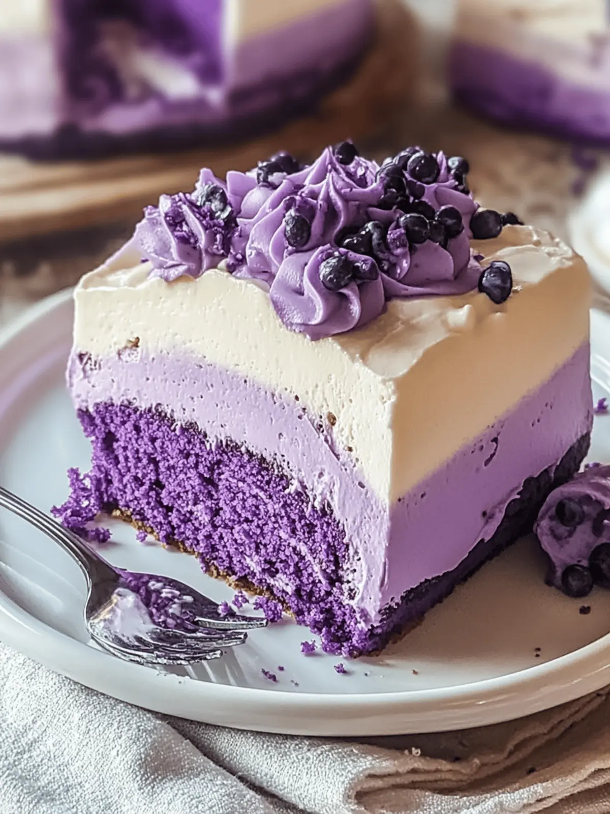 Ube Tres Leches Cake