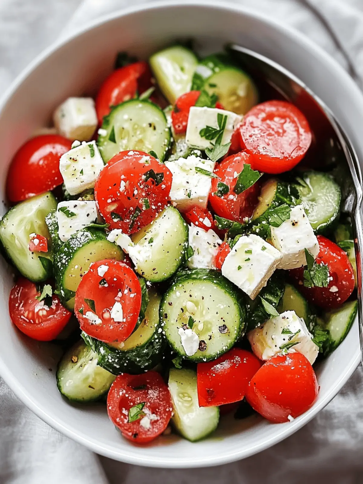Greek Cucumber Salad