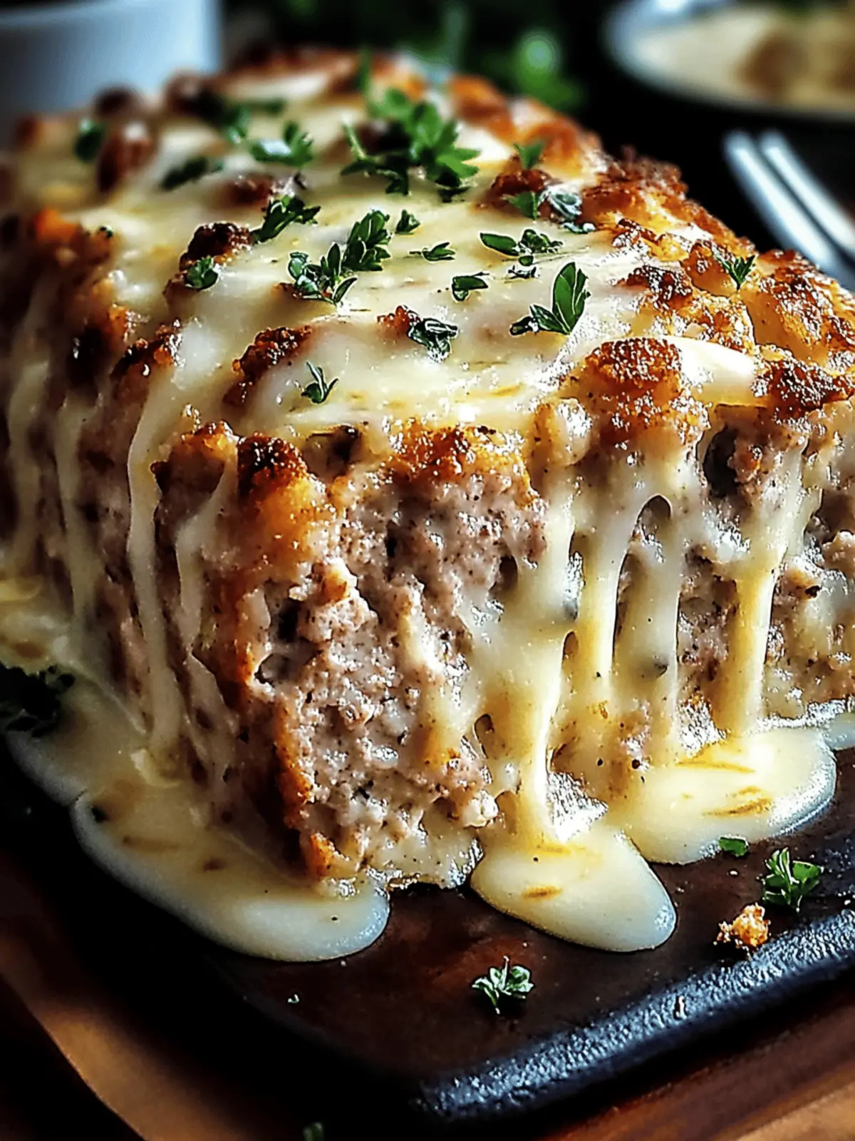 Chicken Cordon Bleu Meatloaf
