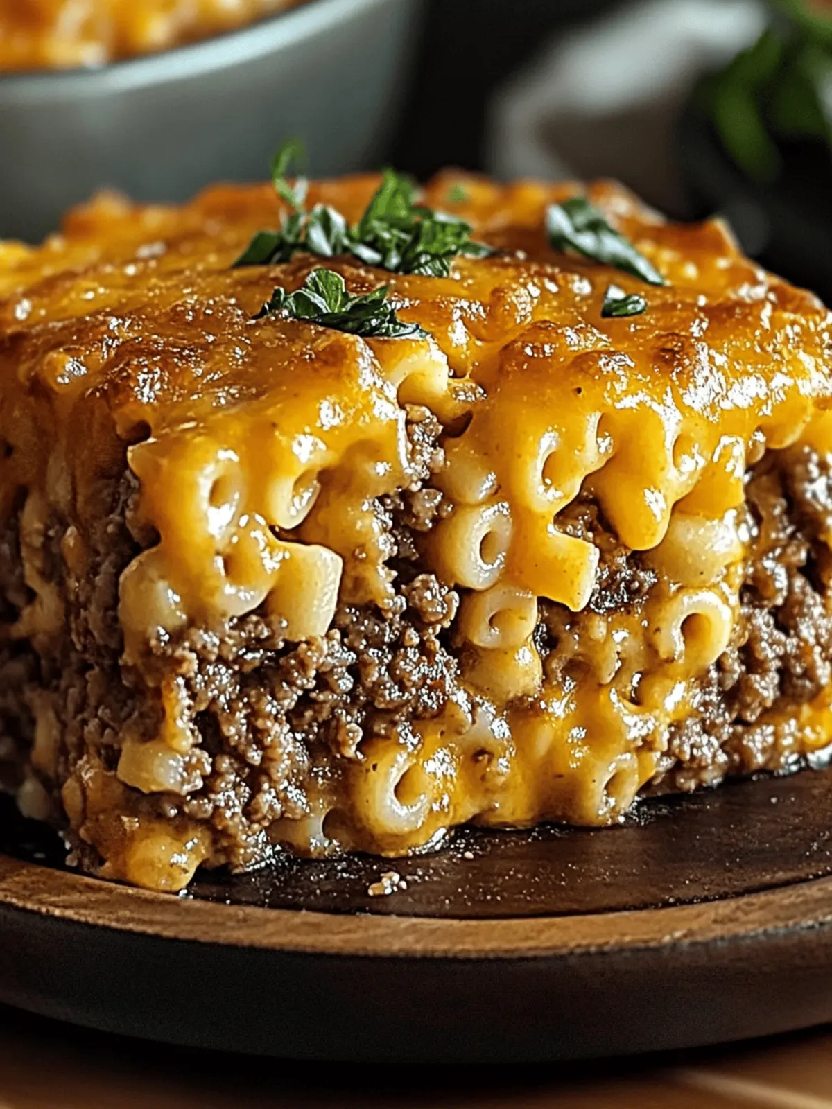 Mac and Cheese Meatloaf