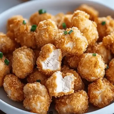 Crispy Air Fryer Popcorn Chicken