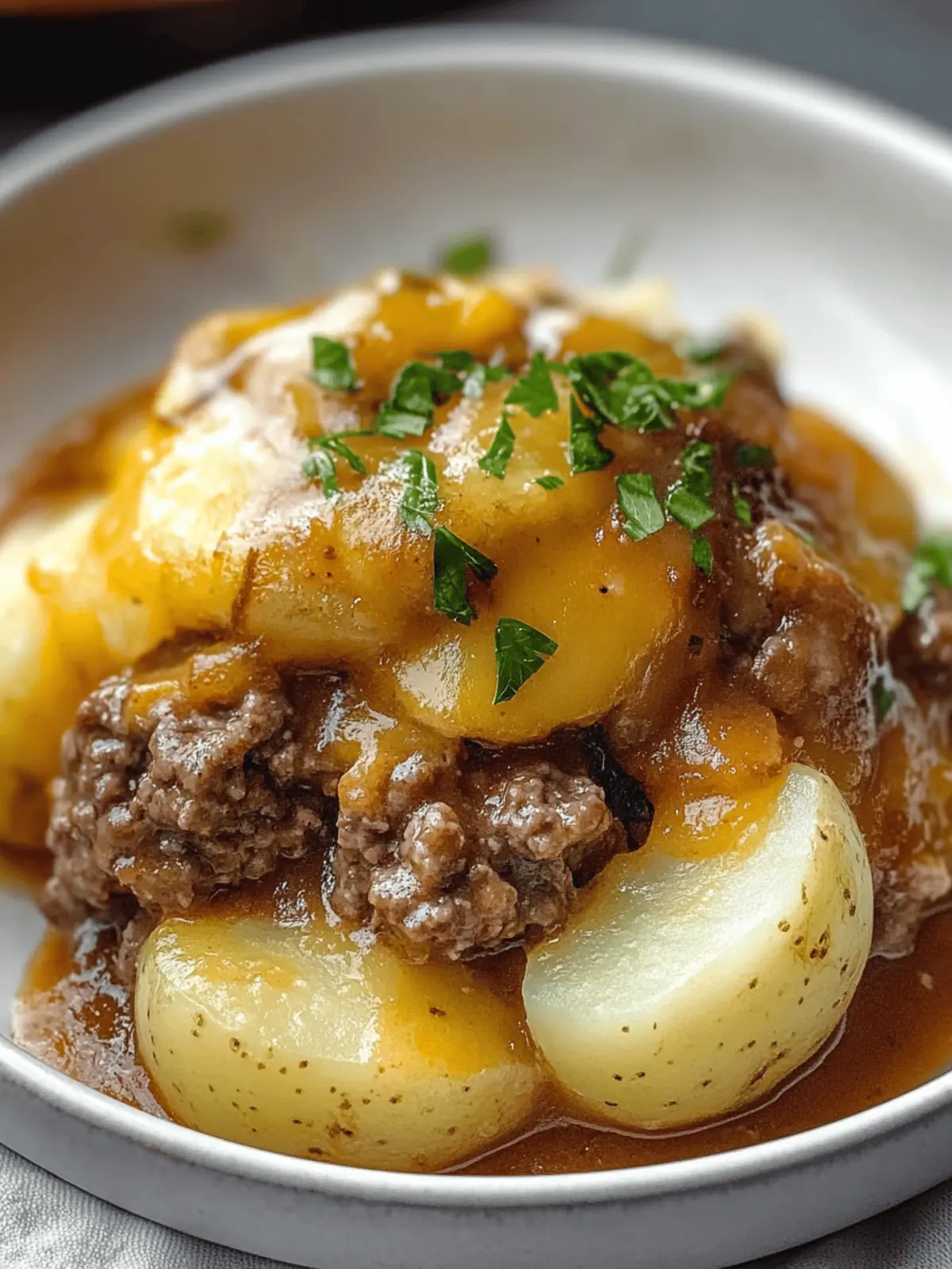 Crockpot Hamburger Potato