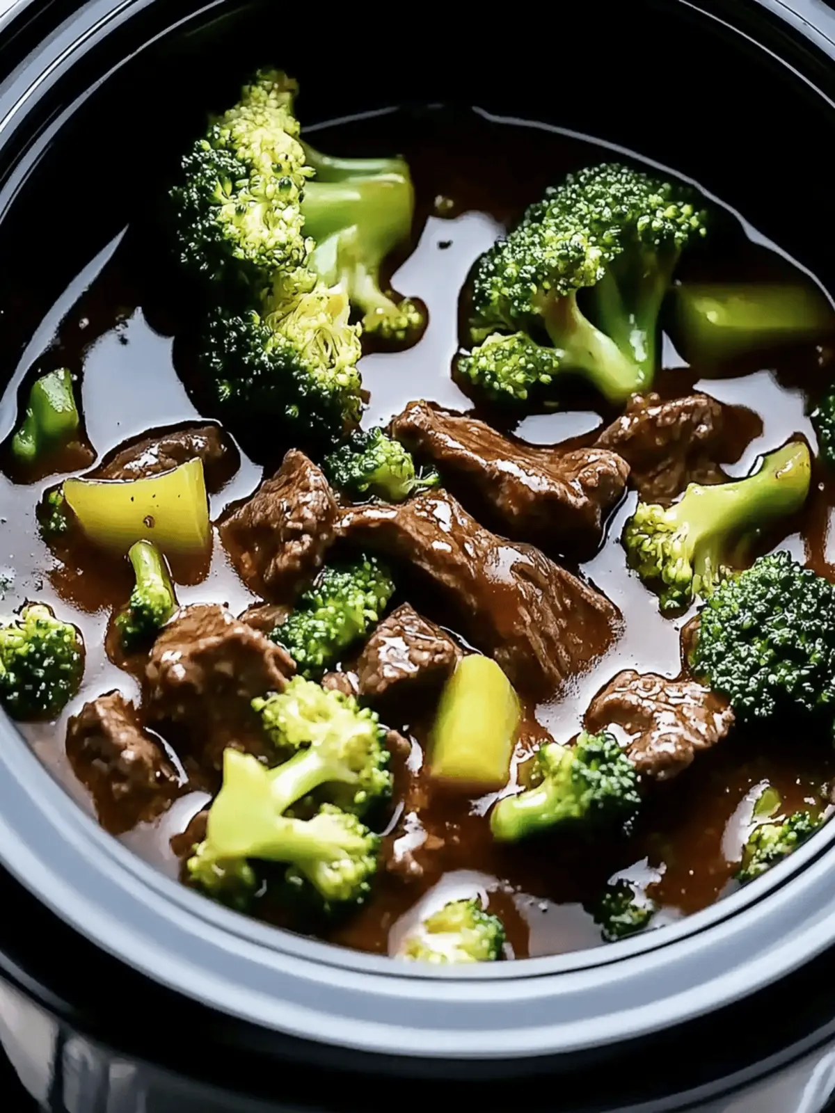 Crock Pot Beef and Broccoli