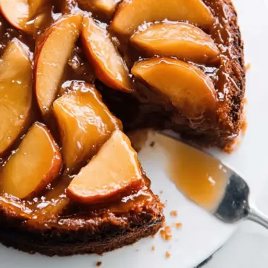Caramel Apple Upside Down Cake