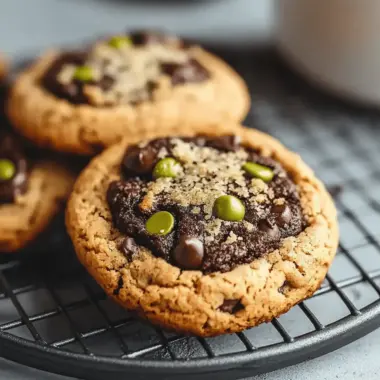 Dubai Chocolate Chip Cookies