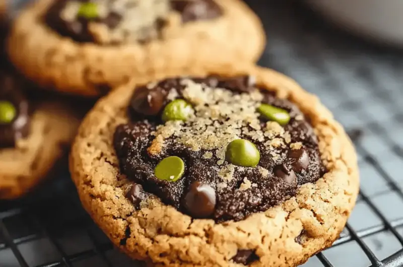 Dubai Chocolate Chip Cookies