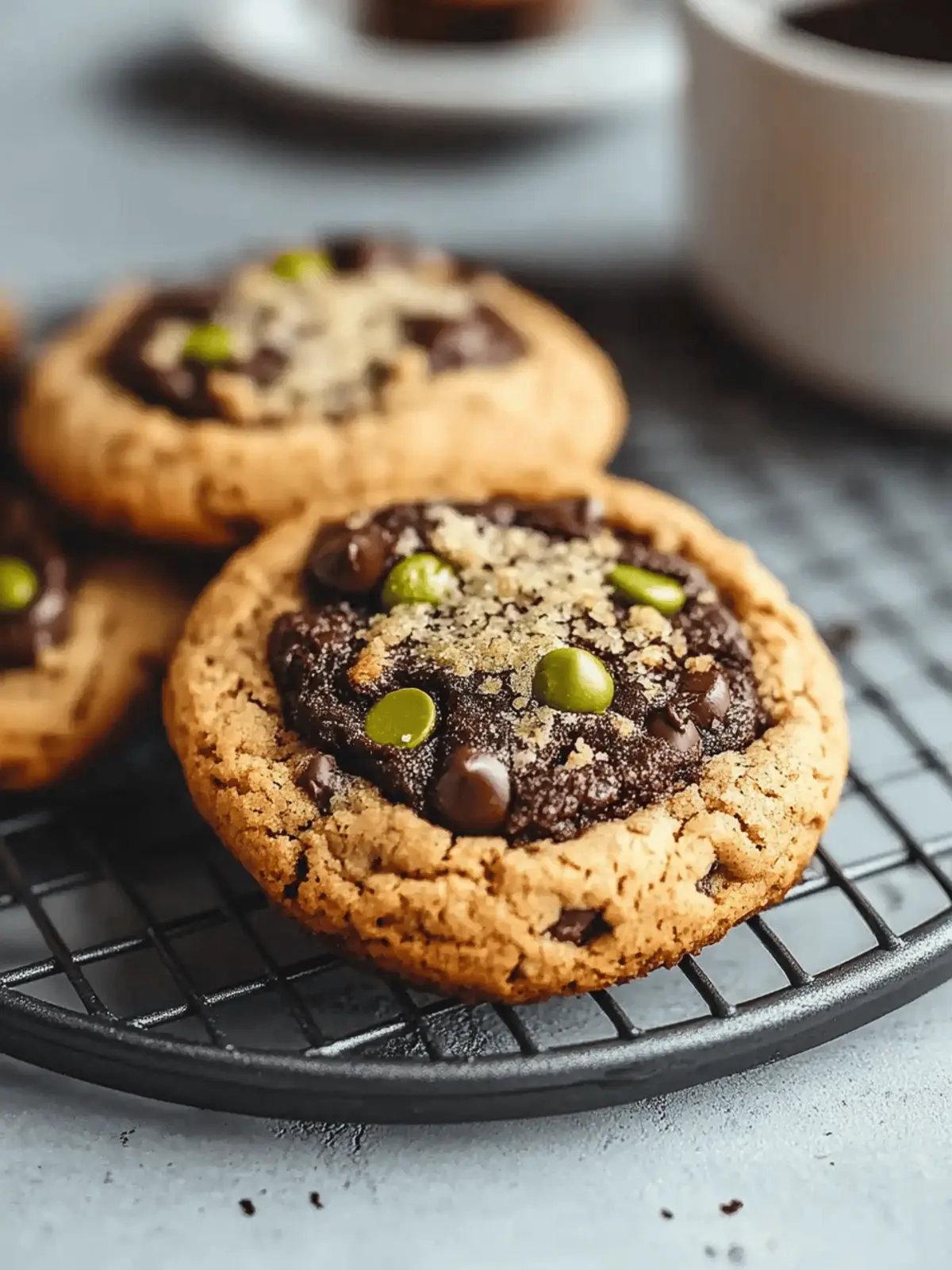 Dubai Chocolate Chip Cookies