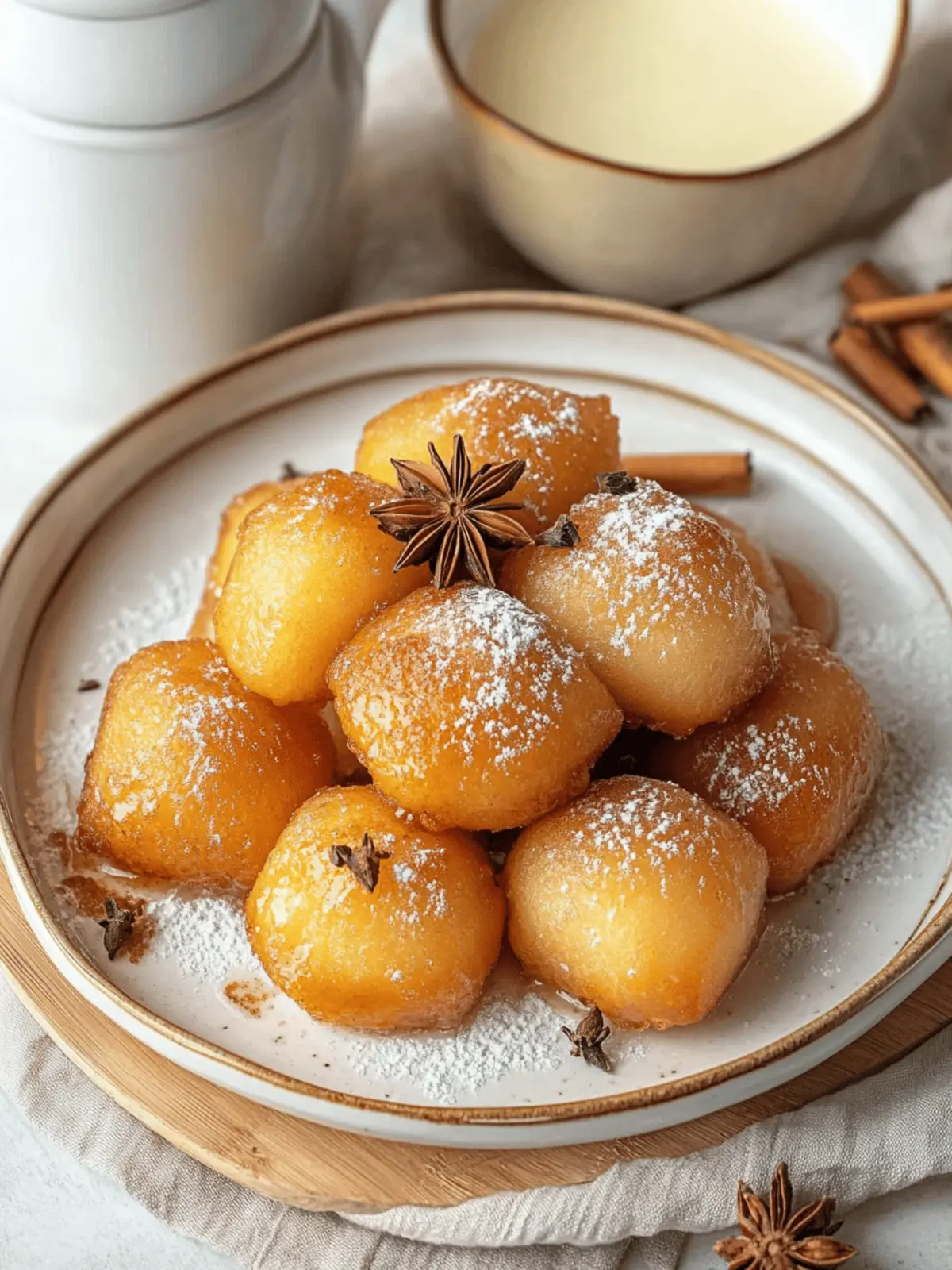 Bunuelos With Anise and Sugar