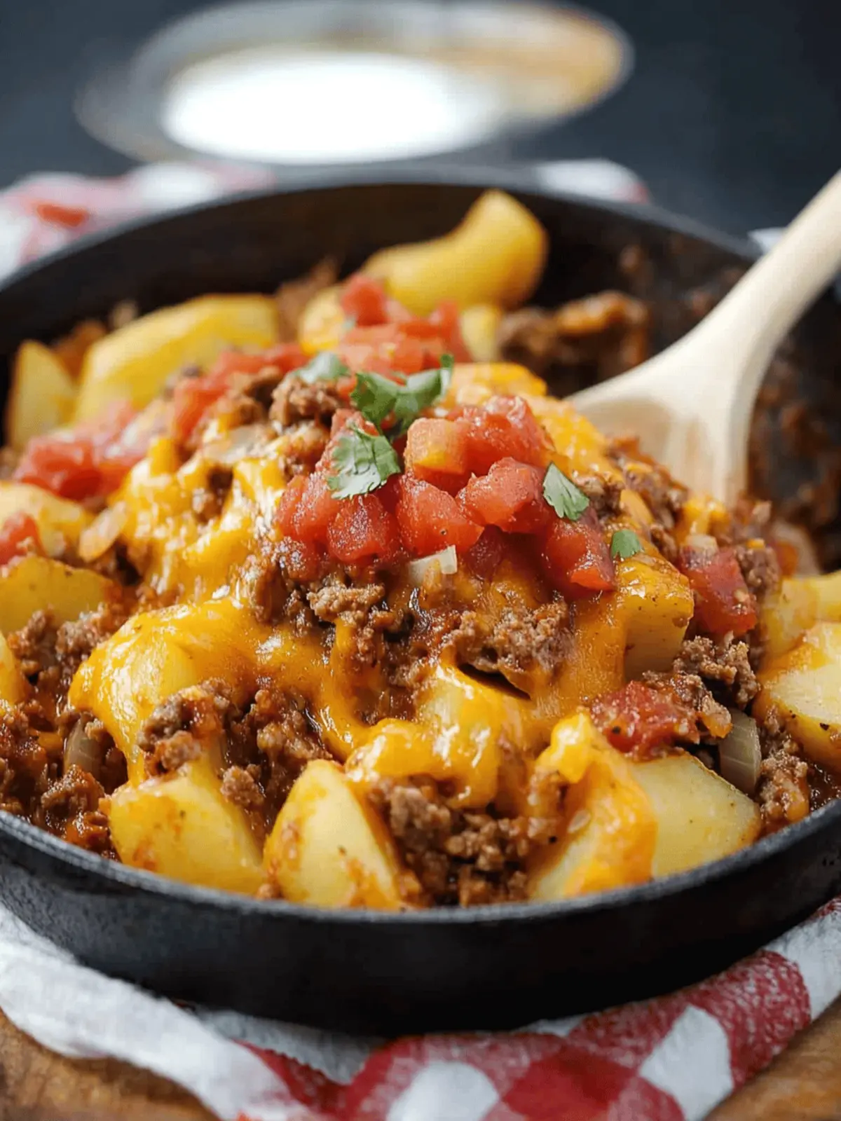Cheesy Taco Potatoes