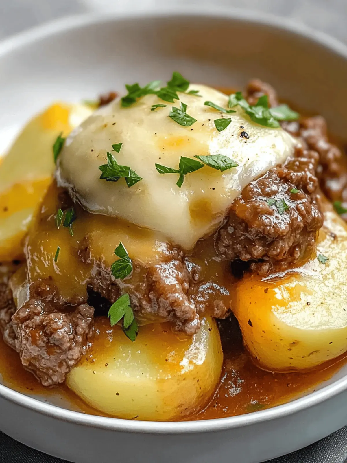 Crockpot Hamburger Potato