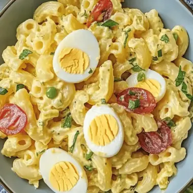 Deviled Egg Pasta Salad