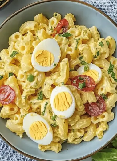 Deviled Egg Pasta Salad