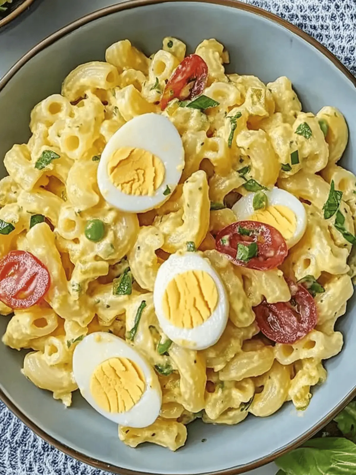 Deviled Egg Pasta Salad