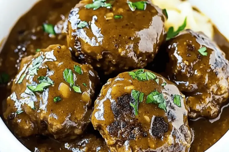 Slow Cooker Salisbury Steak