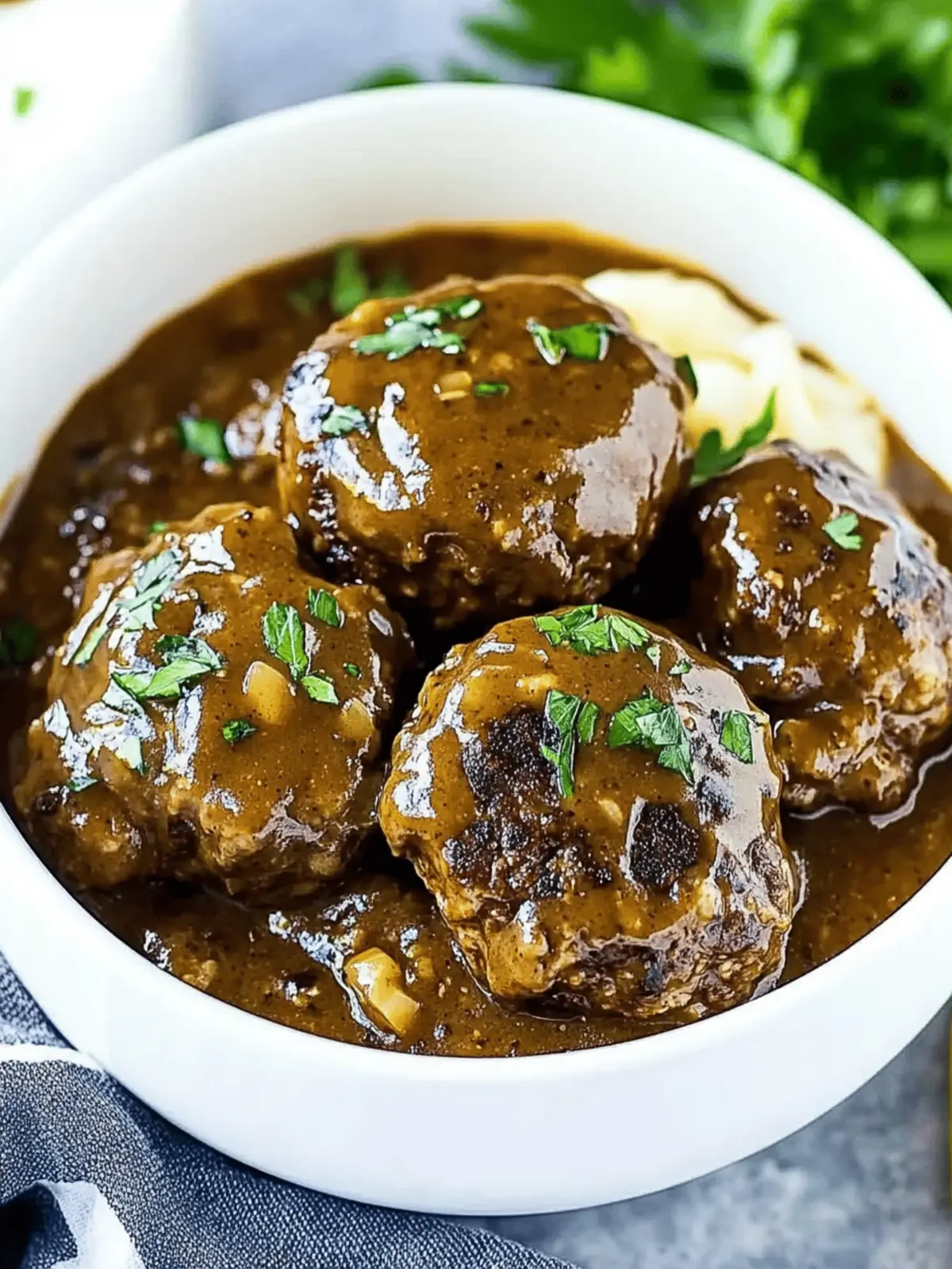 Slow Cooker Salisbury Steak