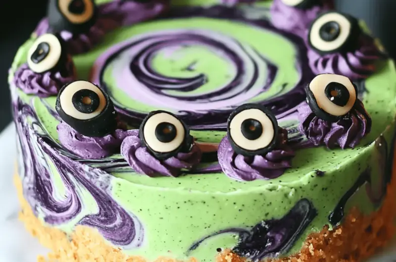 Witches’ Brew Swirl Cheesecake