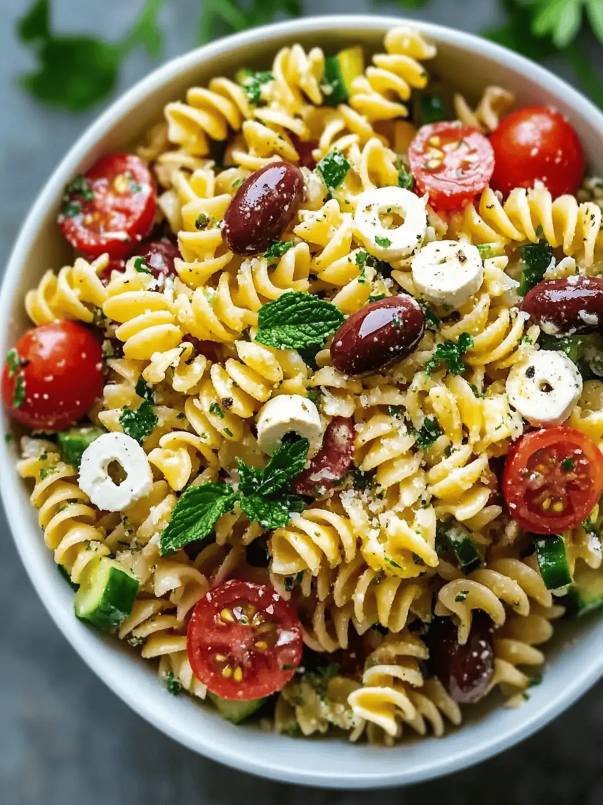 Mediterranean Pasta Salad