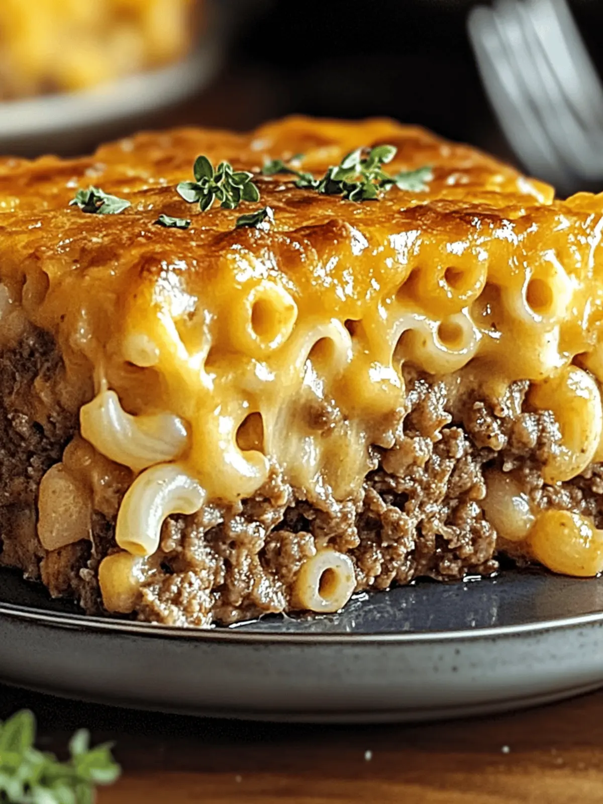 Mac and Cheese Meatloaf