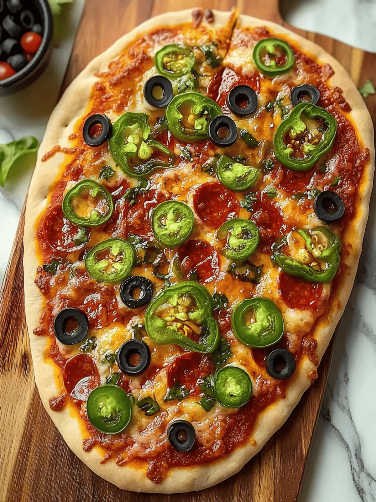 Hot Honey Flatbread Pizza