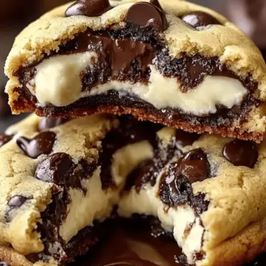 Cheesecake Stuffed Chocolate Chip Cookies