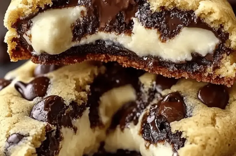 Cheesecake Stuffed Chocolate Chip Cookies