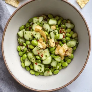 Cucumber Edamame Salad