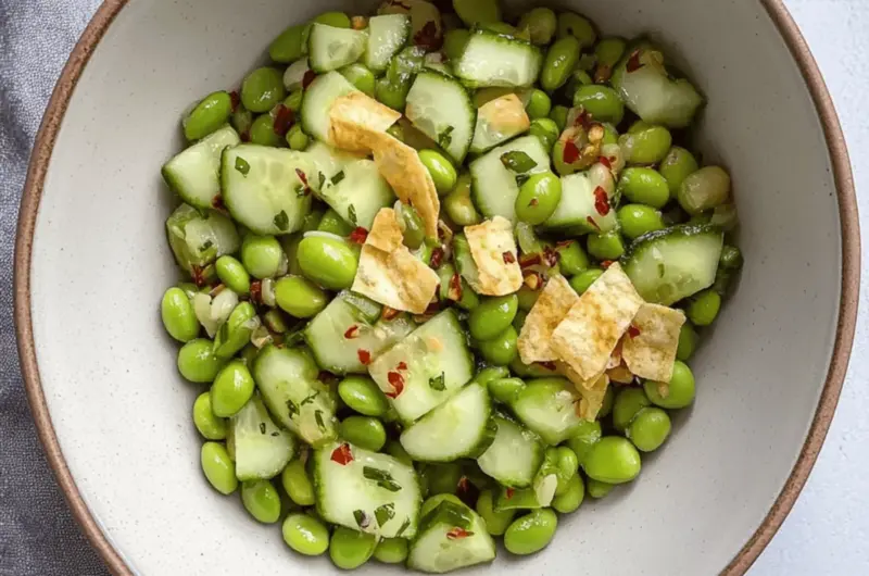 Cucumber Edamame Salad