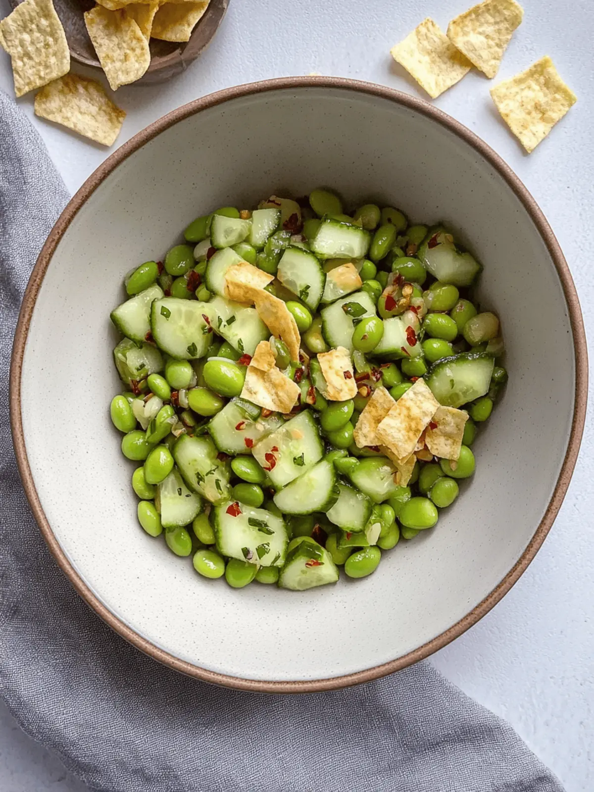 Cucumber Edamame Salad
