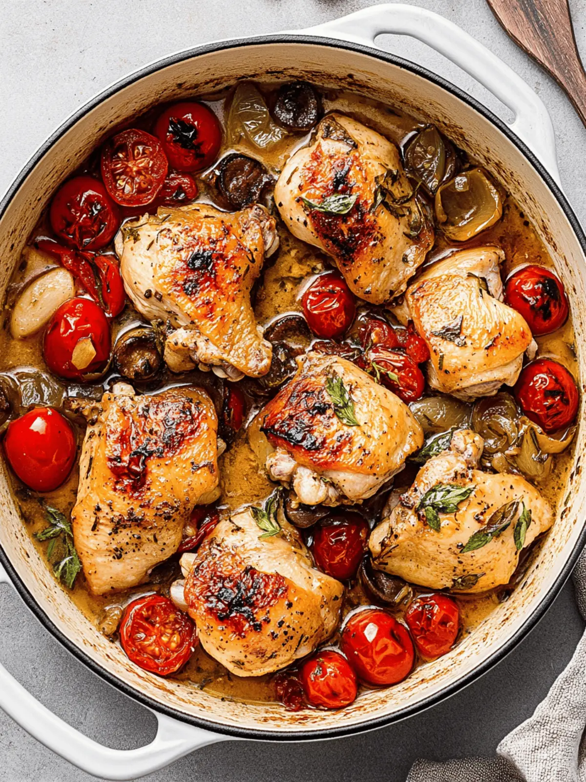 Braised Chicken with Tomatoes