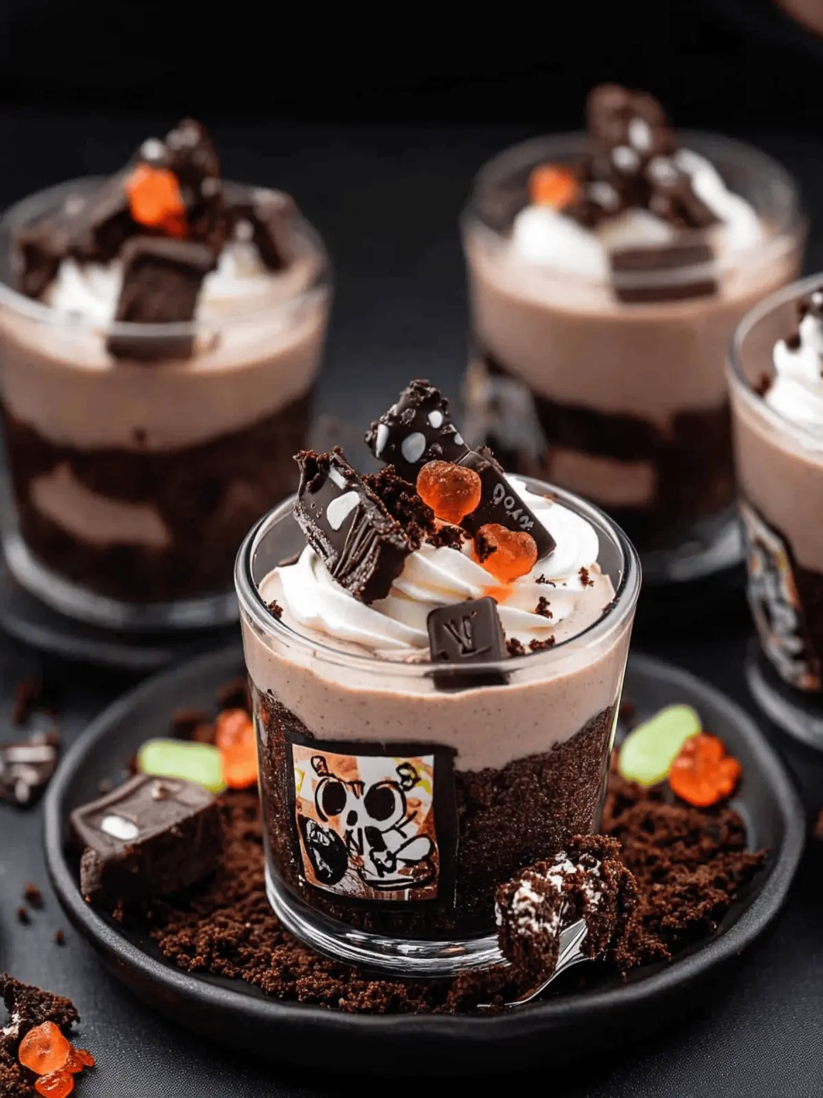 Brownie Dirt Pudding