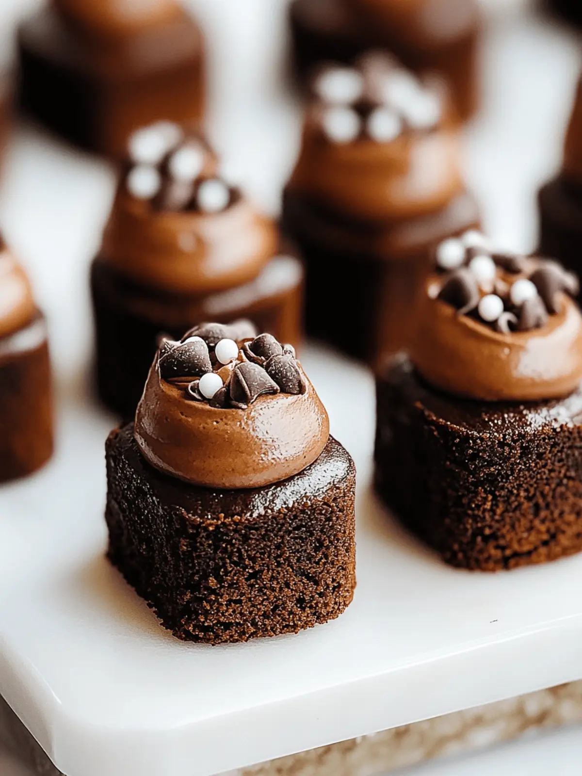 Brownie Petit Fours