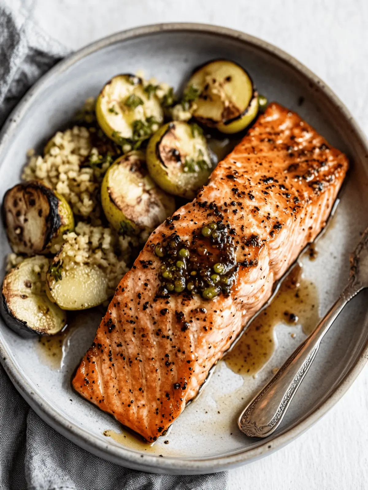 Maple Mustard Salmon