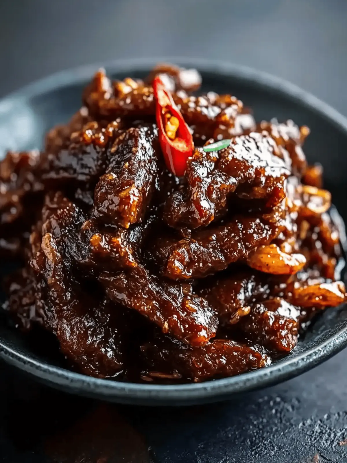 Crispy Chilli Beef