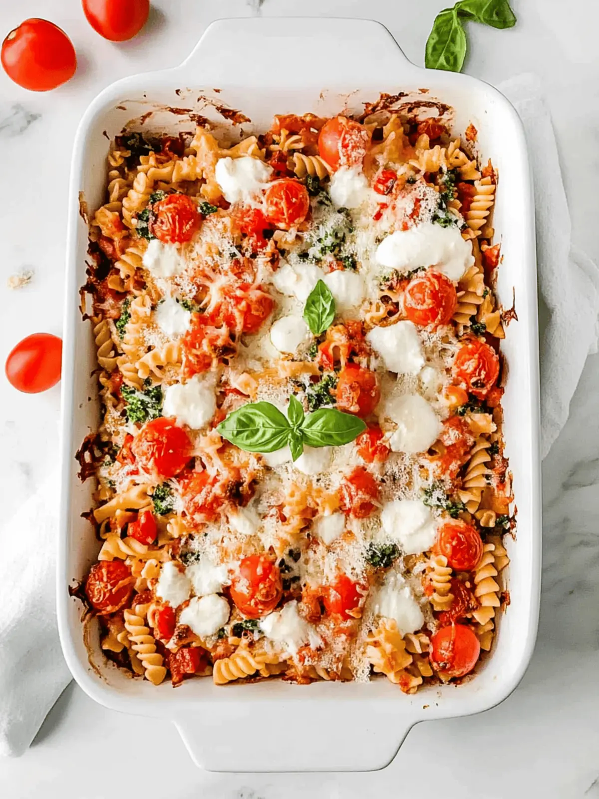 Healthy Rotini Pasta Bake