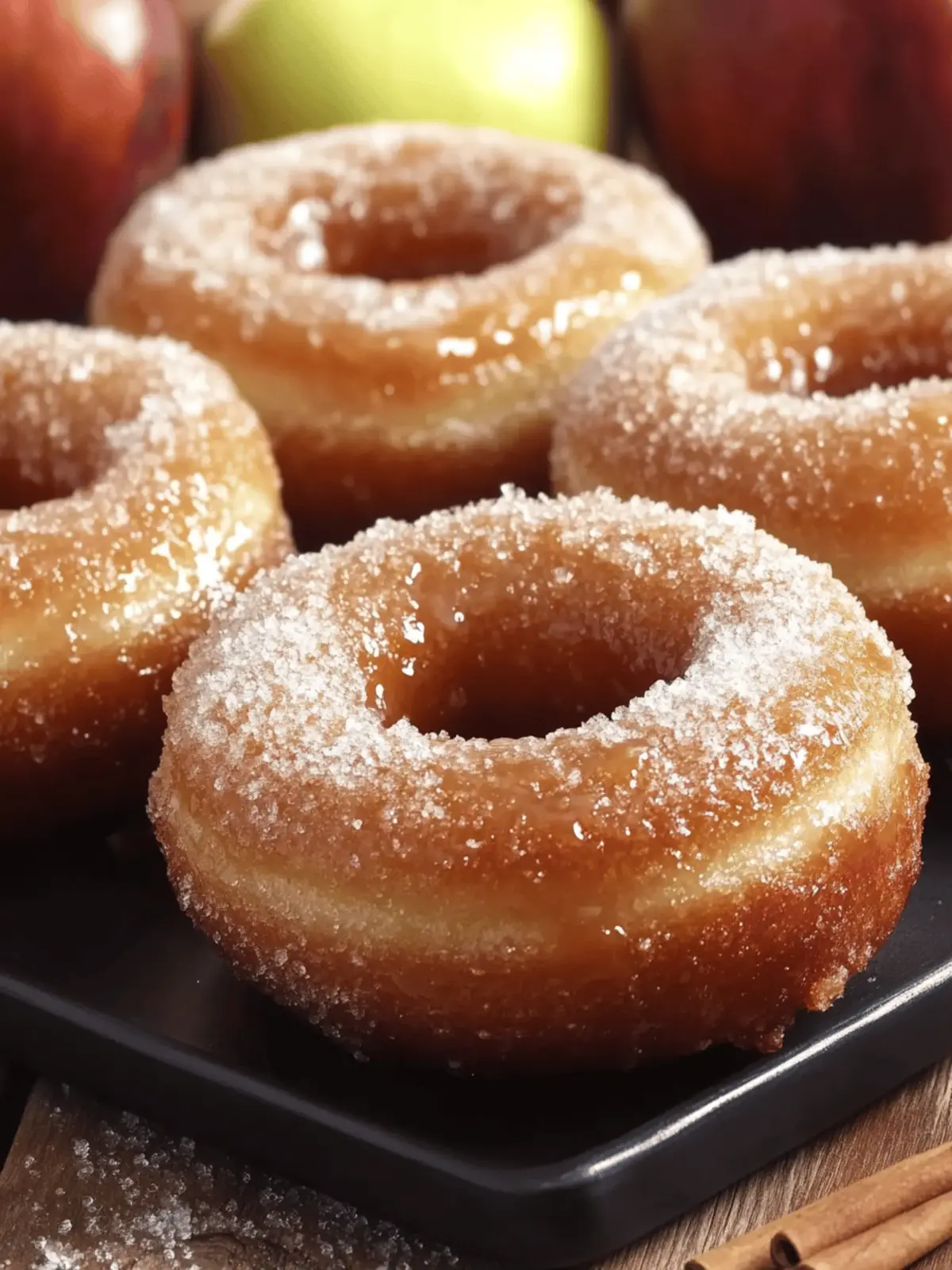 Caramel Apple Cider Donuts