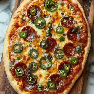 Hot Honey Flatbread Pizza