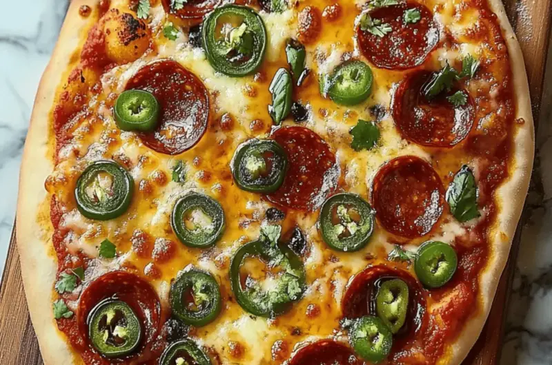 Hot Honey Flatbread Pizza